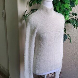 Marled Reunited Fuzzy Mock Neck Sweater